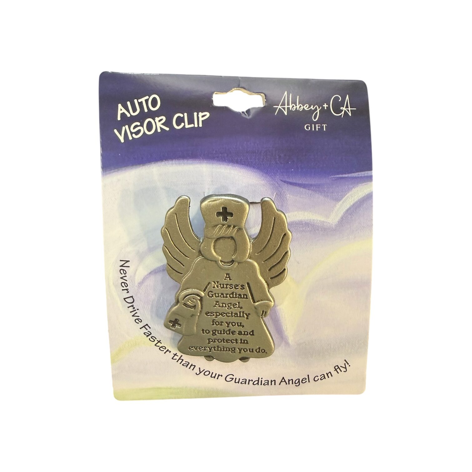 Nurse Guardian Angel Visor Clip