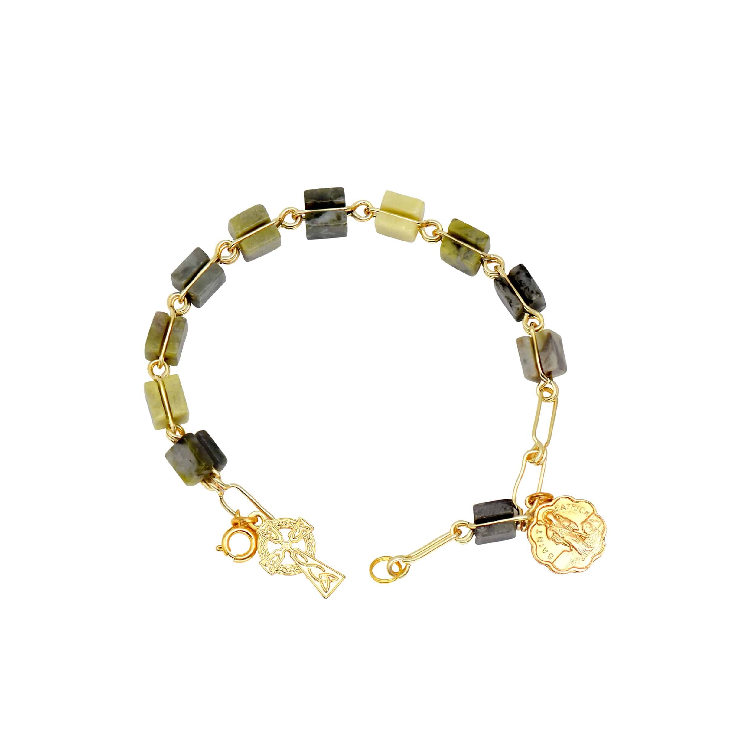 Rosary Bracelet Connemara Marble 2