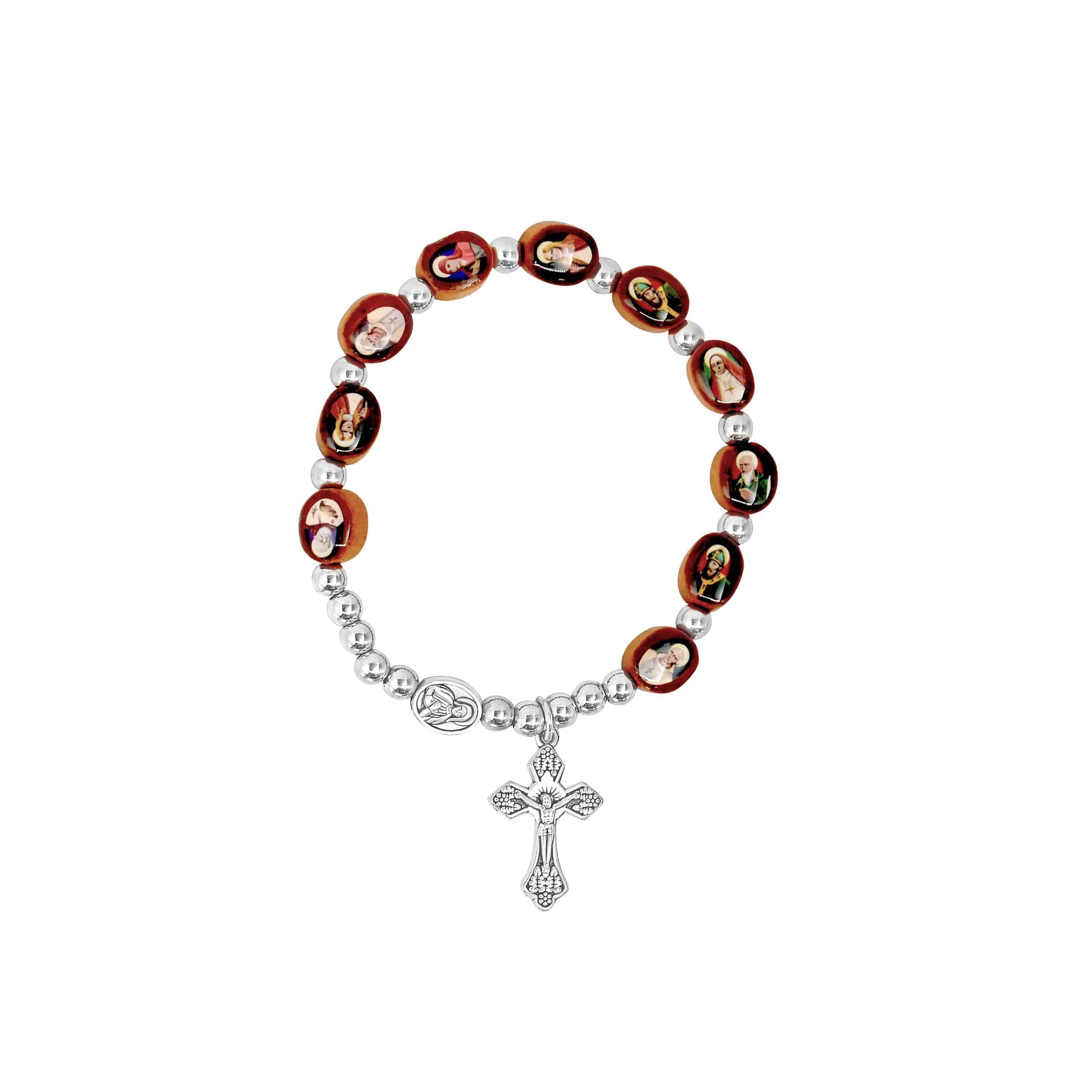 Saints of Ireland Rosary Bracelet