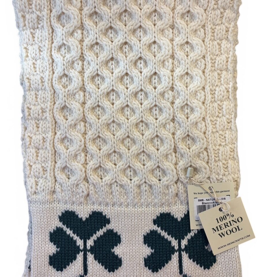 Shamrock Merino Wool Scarf