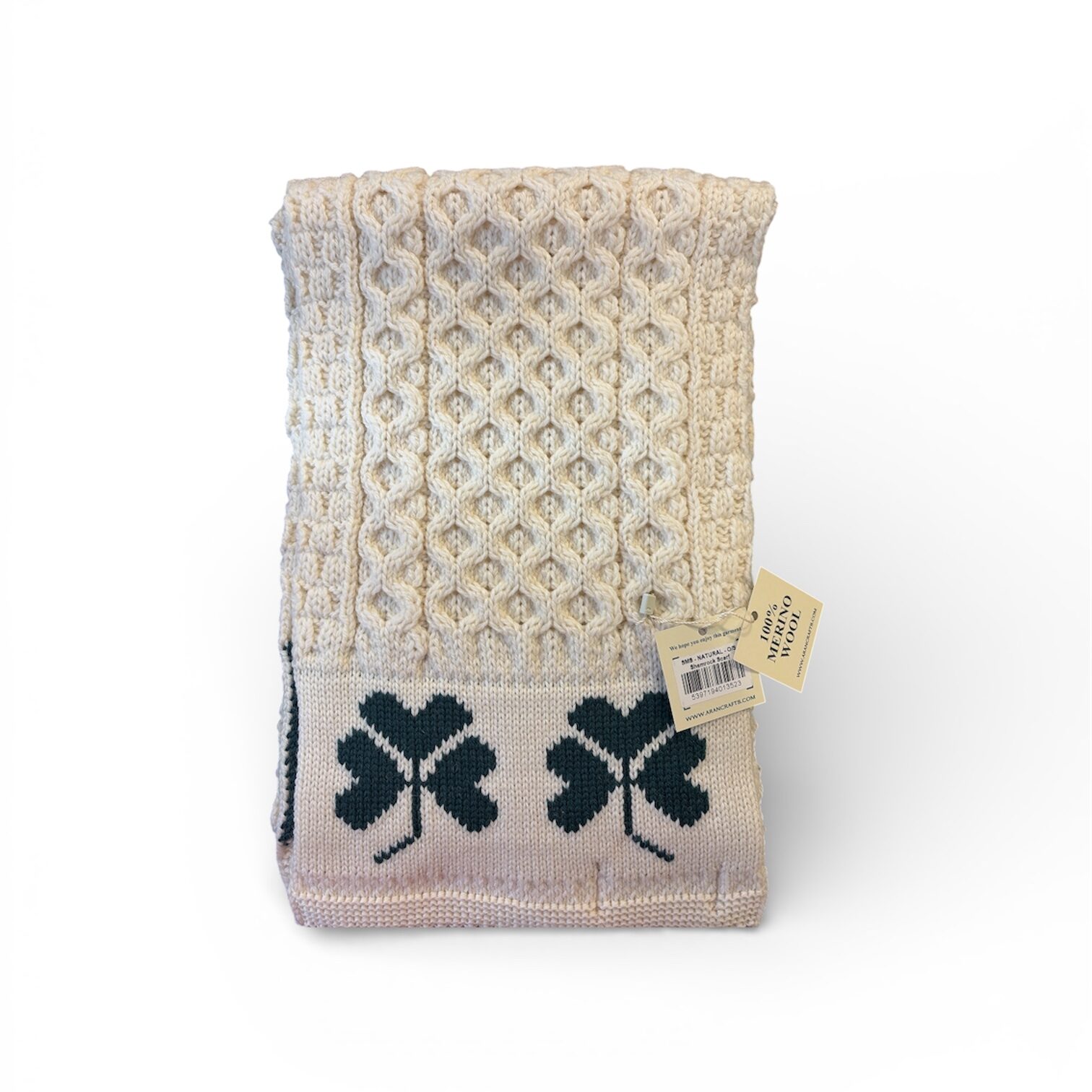 Shamrock Merino Wool Scarf