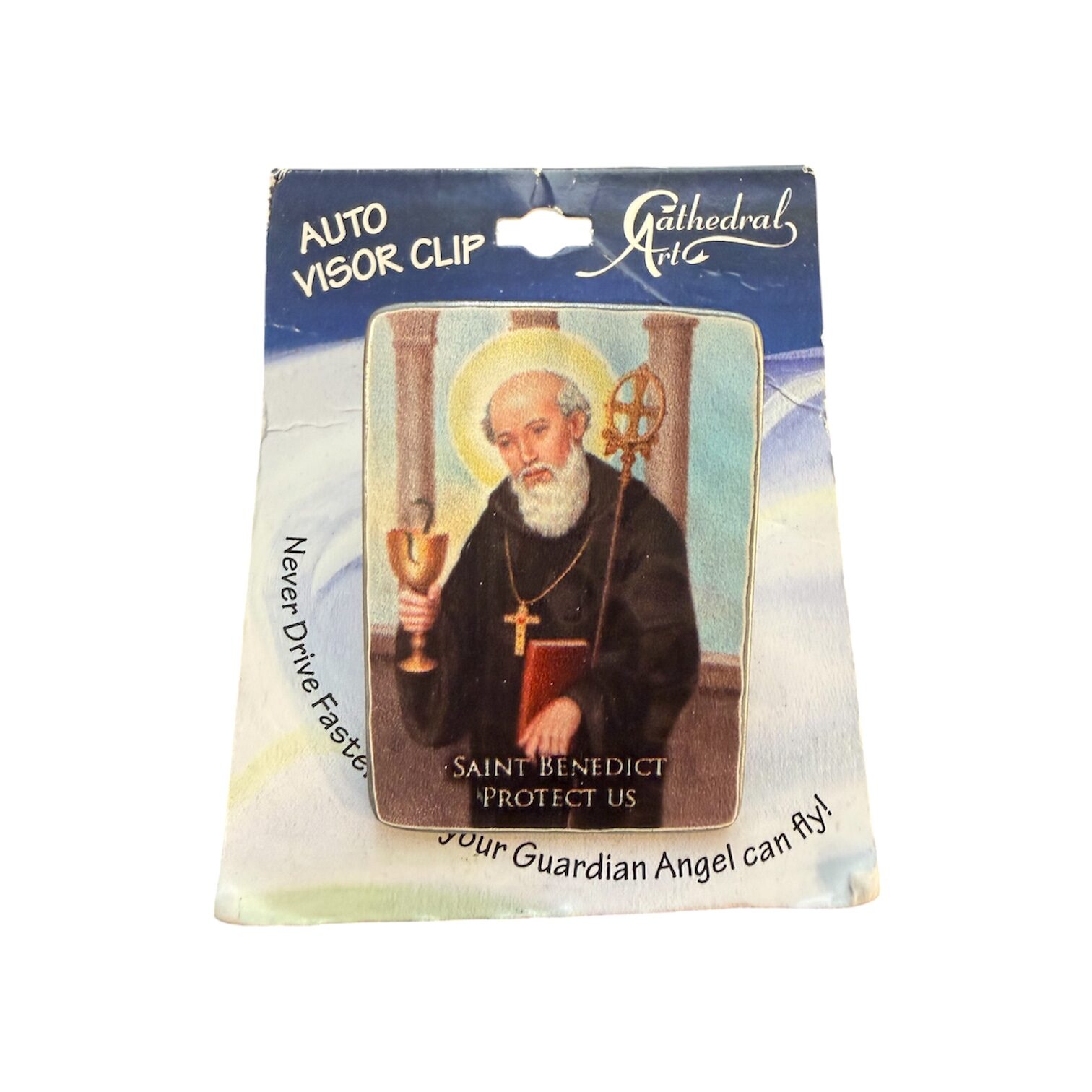 St Benedict Visor Clip