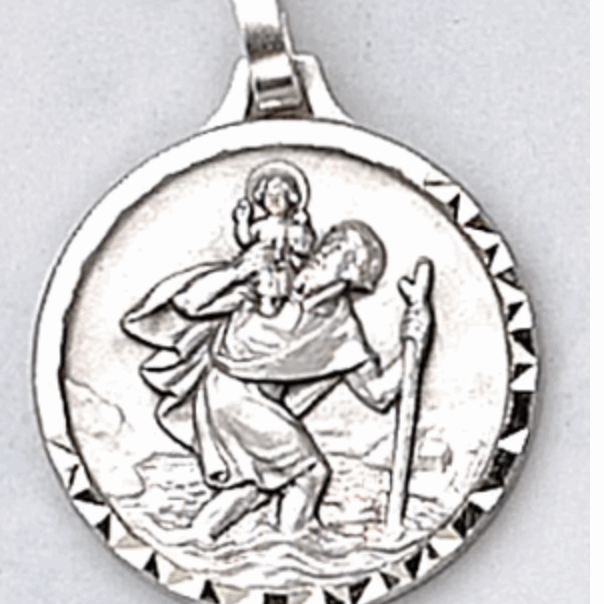 St. Christopher French nickel Silver medal - Large
