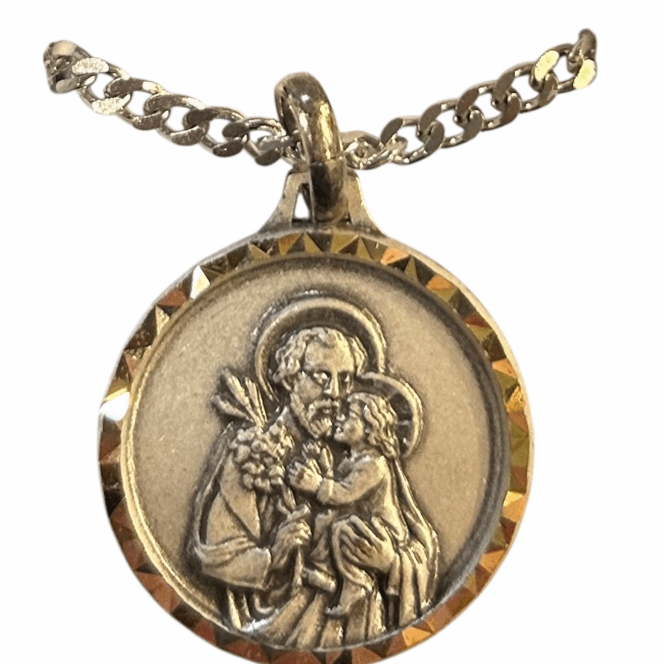 St. Joseph French Nickel Silver Medal - Large