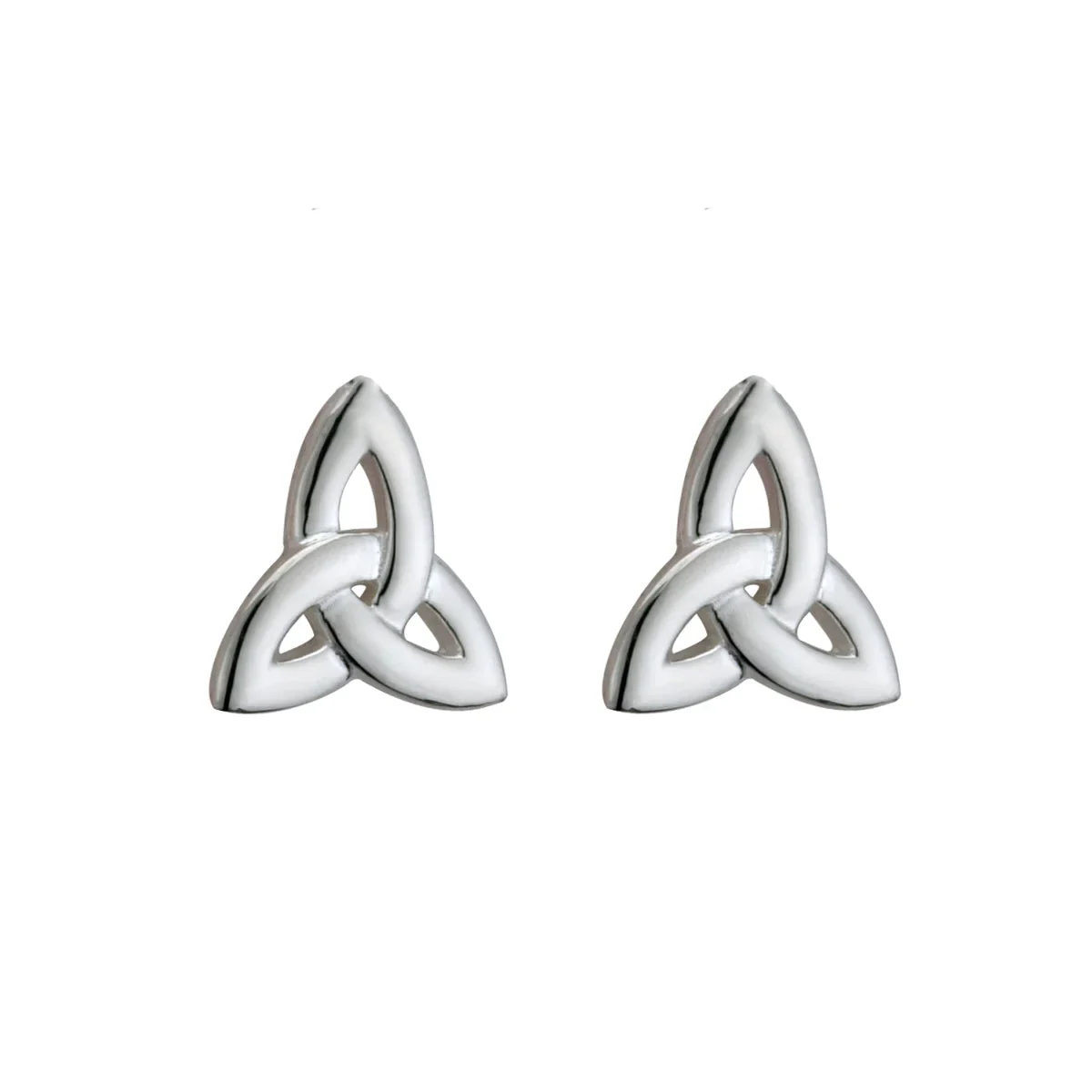 Trinity Knot Stud Earrings Medium - Sterling Silver - S33098.jpg