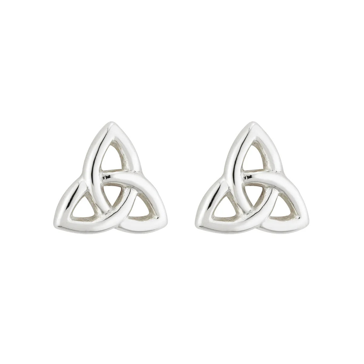 Trinity Knot Stud Earrings Small - Sterling Silver - S3082.jpg